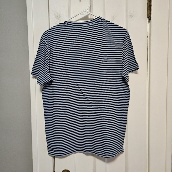 Brooksfield Americana Striped T Shirt - Picture 3 of 4